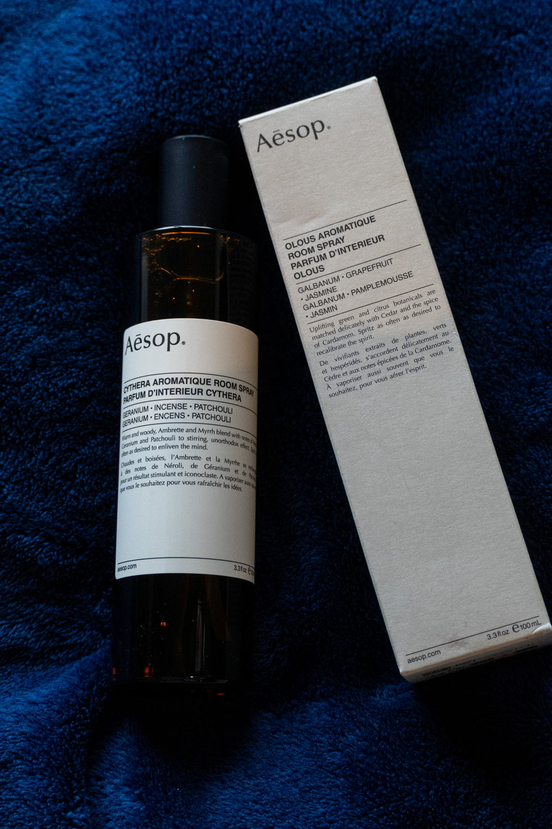 Sprays aromáticos para a casa Cythera / Olous | Aesop | The Reserve