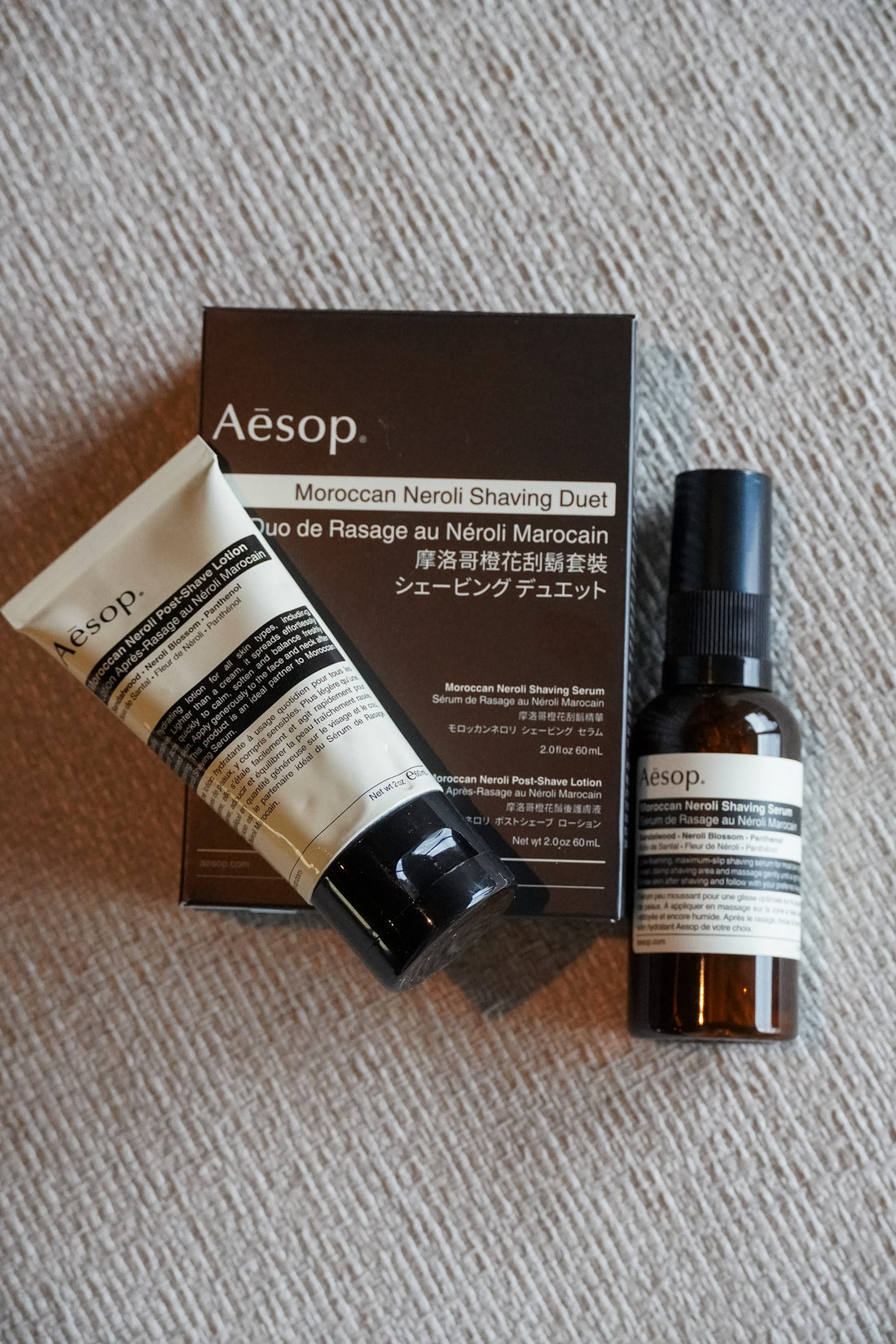 Dueto de barbear com néroli marroquino | Aesop | The Reserve